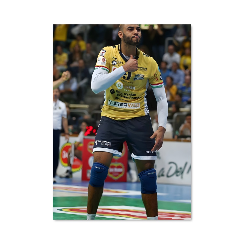 Poster Earvin ngapeth – affiche Volleyball